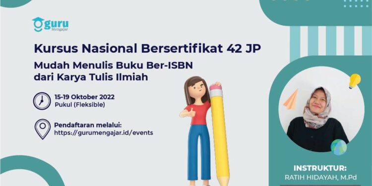Sertifikat Menulis Buku Ber-ISBN