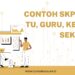 Contoh SKP 2022 TU, GURU, Kepala Sekolah