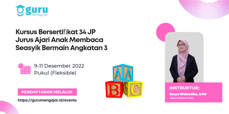 KURSUS JURUS AJARI ANAK MEMBACA SEASYIK BERMAIN