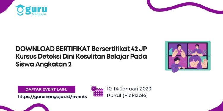 Download Sertifikat Kursus Deteksi Dini