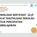 SERTIFIKAT DIKLAT NASIONAL Digitalisasi Sekolah Untuk Percepatan Pembelajaran Bersertifikat 32 JP 16 Februari – 18 Februari 2023