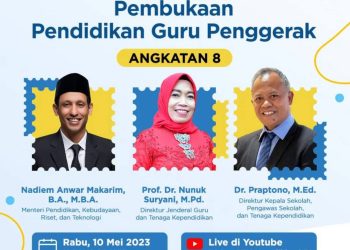 Pembukaan Pendidikan Guru Penggerak Angkatan 8