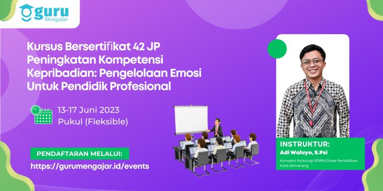 Sertifikat kursus Peningkatan Kompetensi Kepribadian