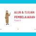 Contoh Alur Tujuan Pembelajaran (ATP) Fase E