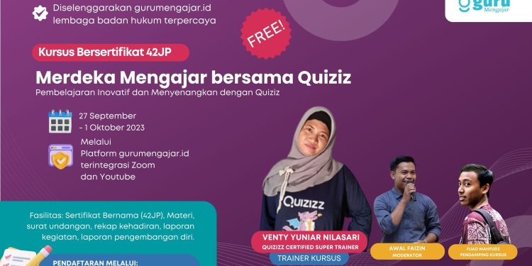 DIKLAT Merdeka Mengajar dengan Quiziz