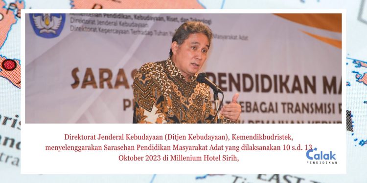 Mengangkat Potensi Pendidikan Adat dalam Menghadapi Tantangan Global