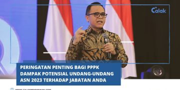 Peringatan Penting Bagi PPPK: Dampak Potensial Undang-Undang ASN 2023 Terhadap Jabatan Anda
