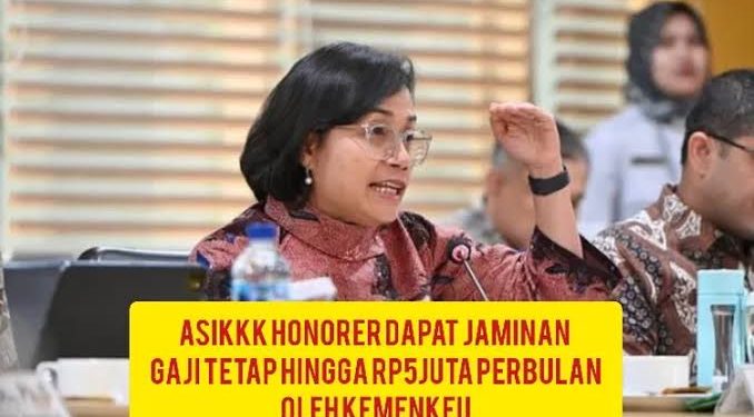 Mulai tahun 2024, tenaga honorer akan mendapatkan jaminan gaji pokok.