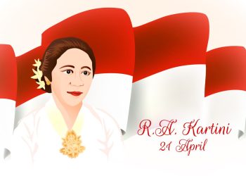 Ilustrasi Gambar R. A. Kartini - Selamat Hari Kartini