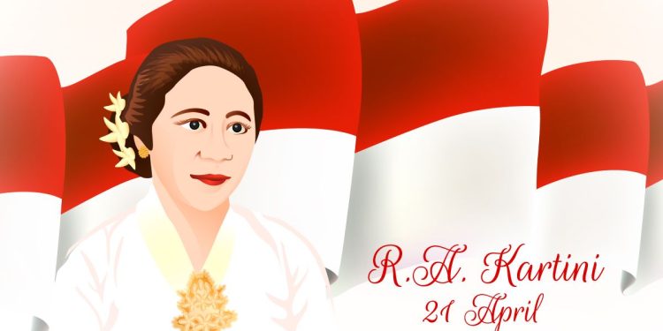Ilustrasi Gambar R. A. Kartini - Selamat Hari Kartini