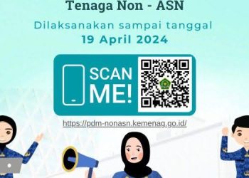 Kementerian Agama memperpanjang periode pembaruan data mandiri bagi tenaga non-ASN hingga 19 April mendatang.