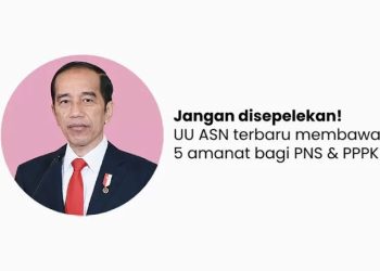 Dengan disahkannya UU Nomor 20 Tahun 2023, PNS dan PPPK diberi jaminan atas lima hal penting ini.