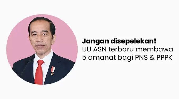 Dengan disahkannya UU Nomor 20 Tahun 2023, PNS dan PPPK diberi jaminan atas lima hal penting ini.
