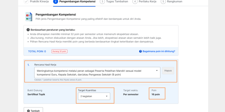 Poin dalam Pengembangan Kompetensi Guru (Poin PKG)